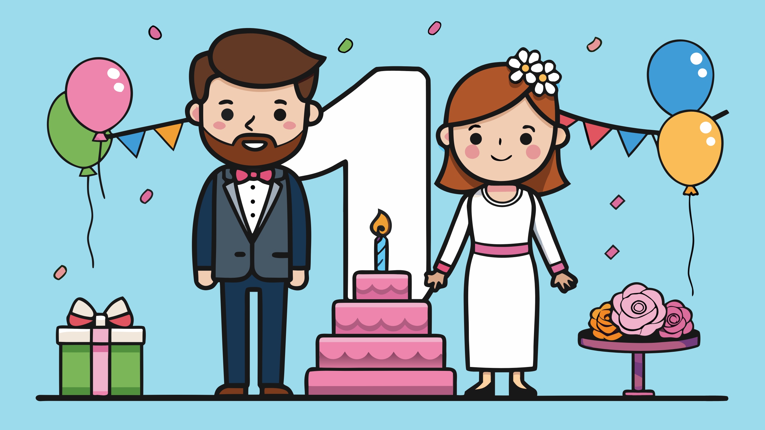 Поздравление с годовщиной свадьбы 1 год